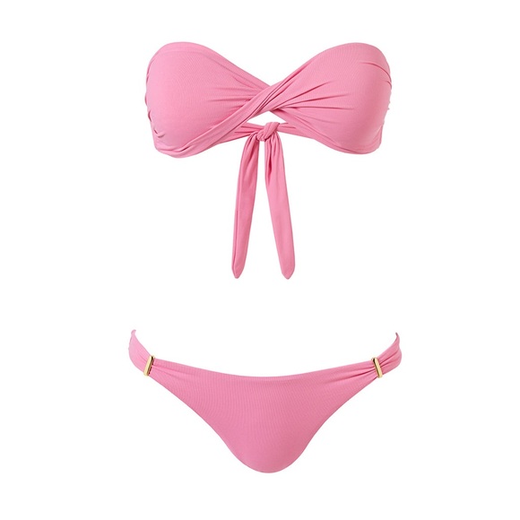 Melissa Odabash Martinique bikini set in rose NWT - Picture 5 of 14